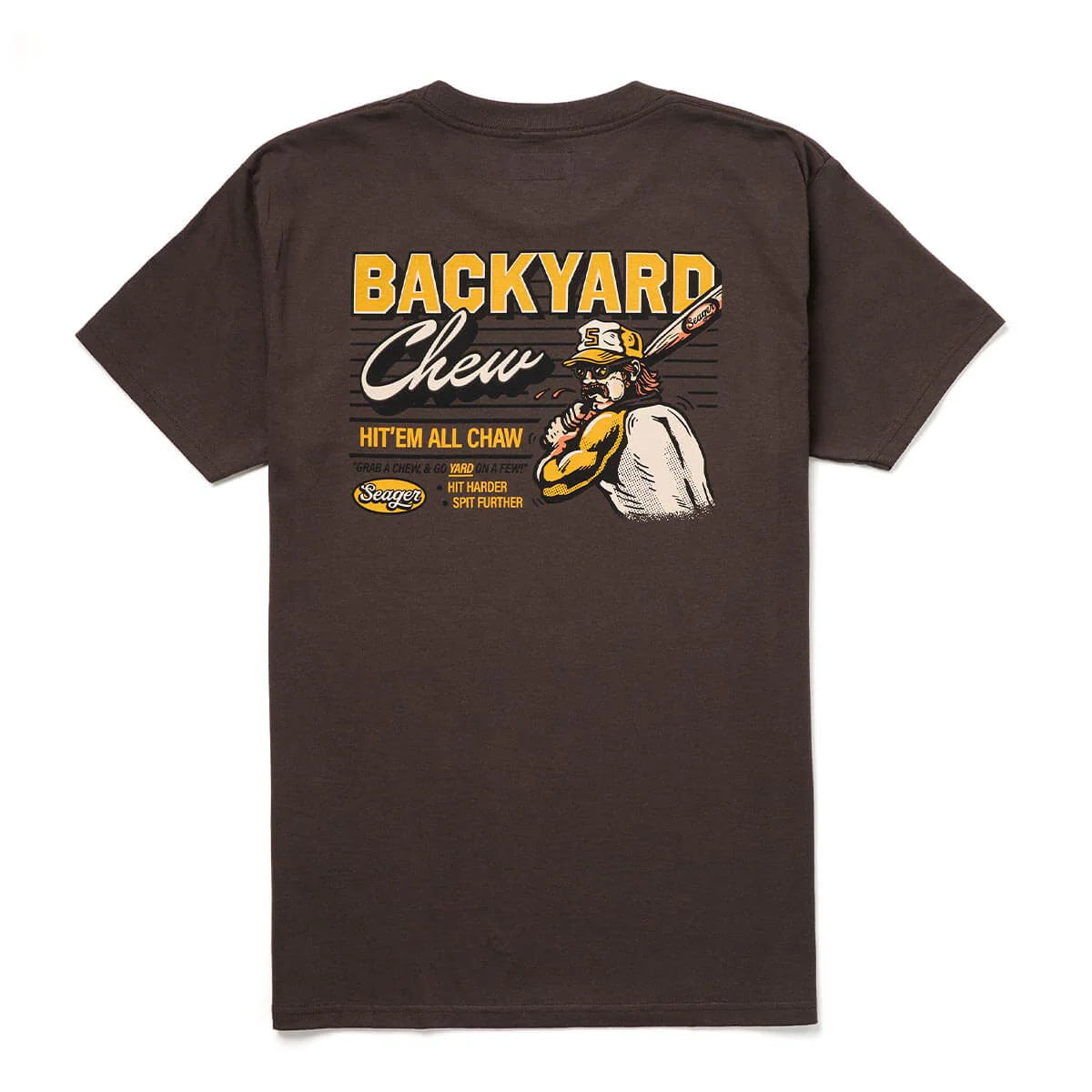 Seager Backyard Chew Brown S/s Shirt
