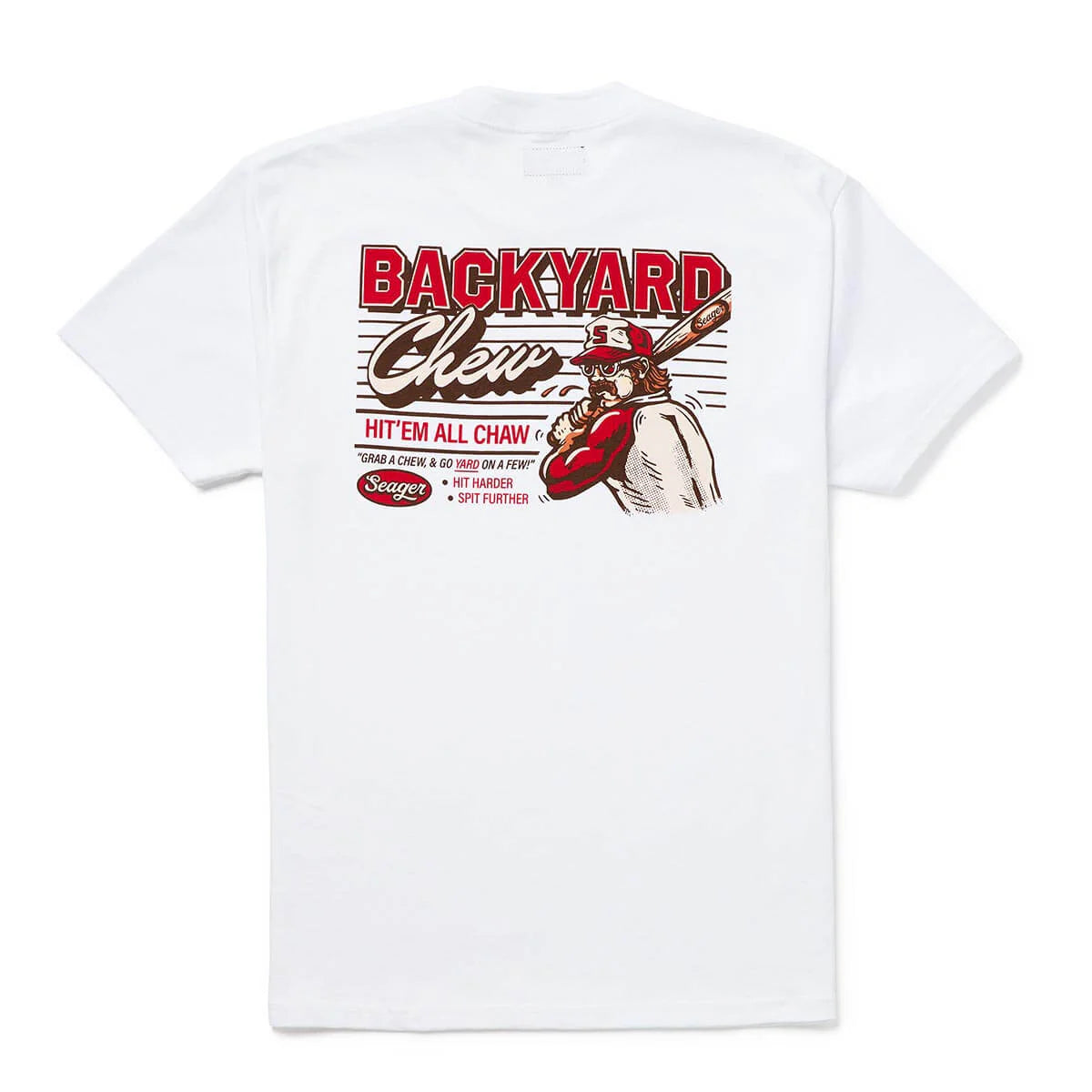 Seager Backyard Chew Vintage White S/s Shirt