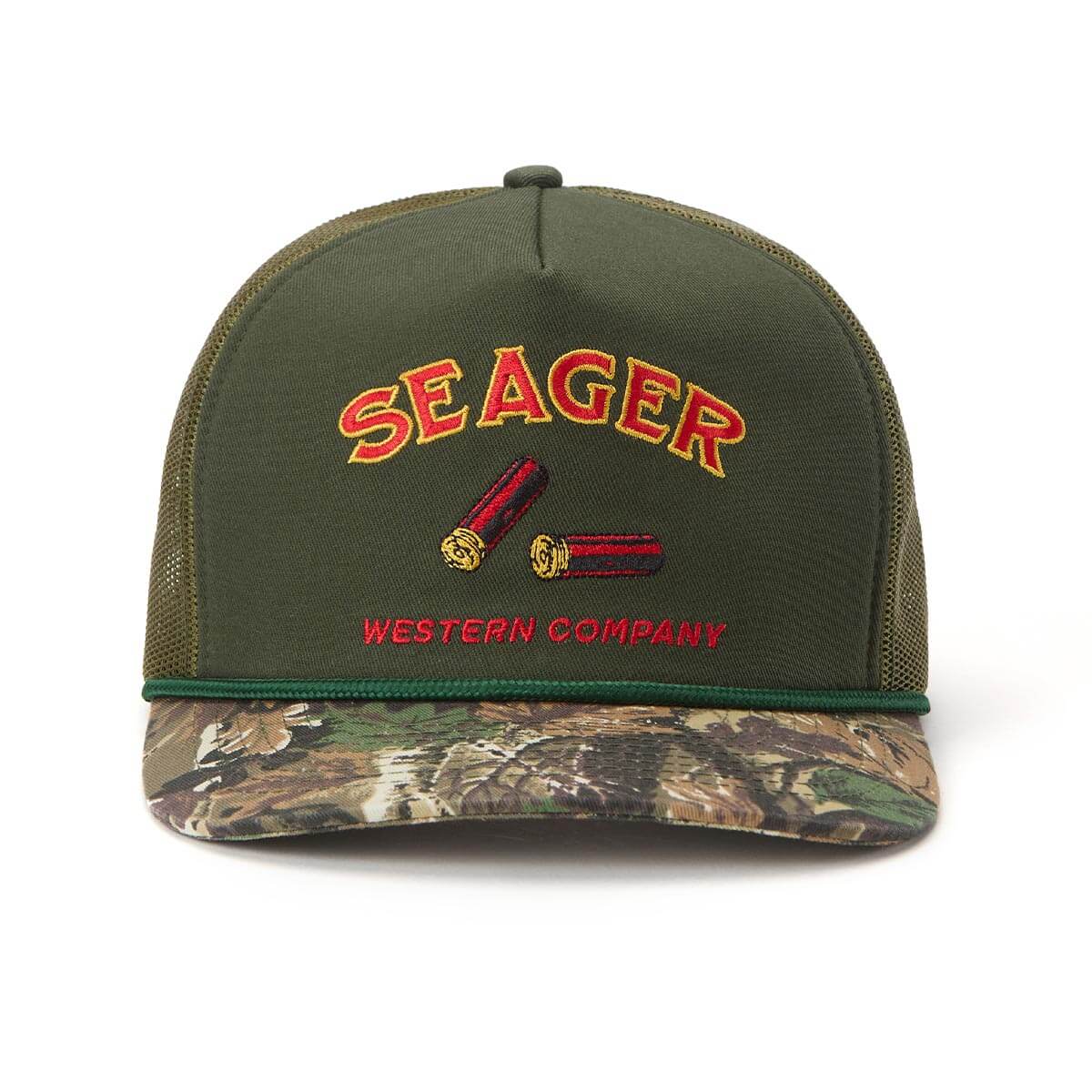 Seager Gone Huntin' Green/Camo Snapback Hat