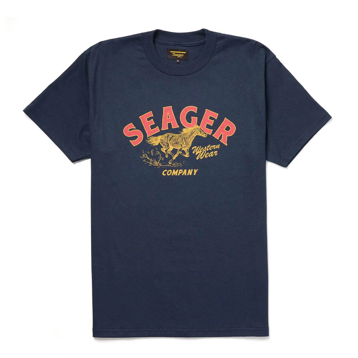 Seager Heritage Navy S/s Shirt