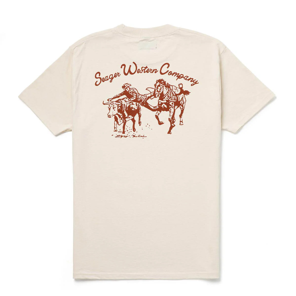 Seager Los Rios Vintage White S/s Shirt