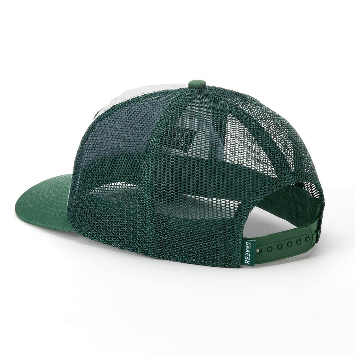 Seager Man Green Trucker Snapback Hat