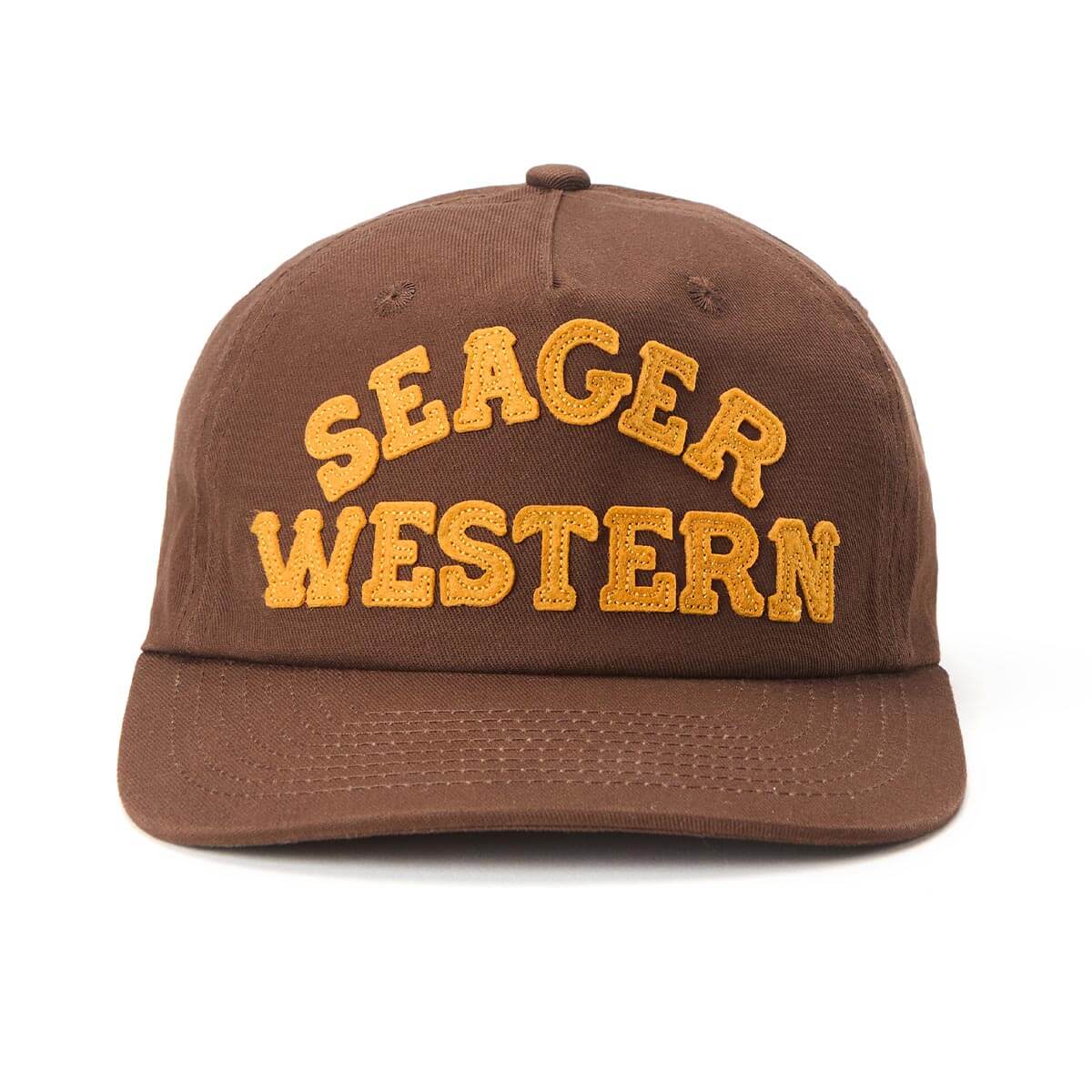 Seager Western Brown Snapback Hat