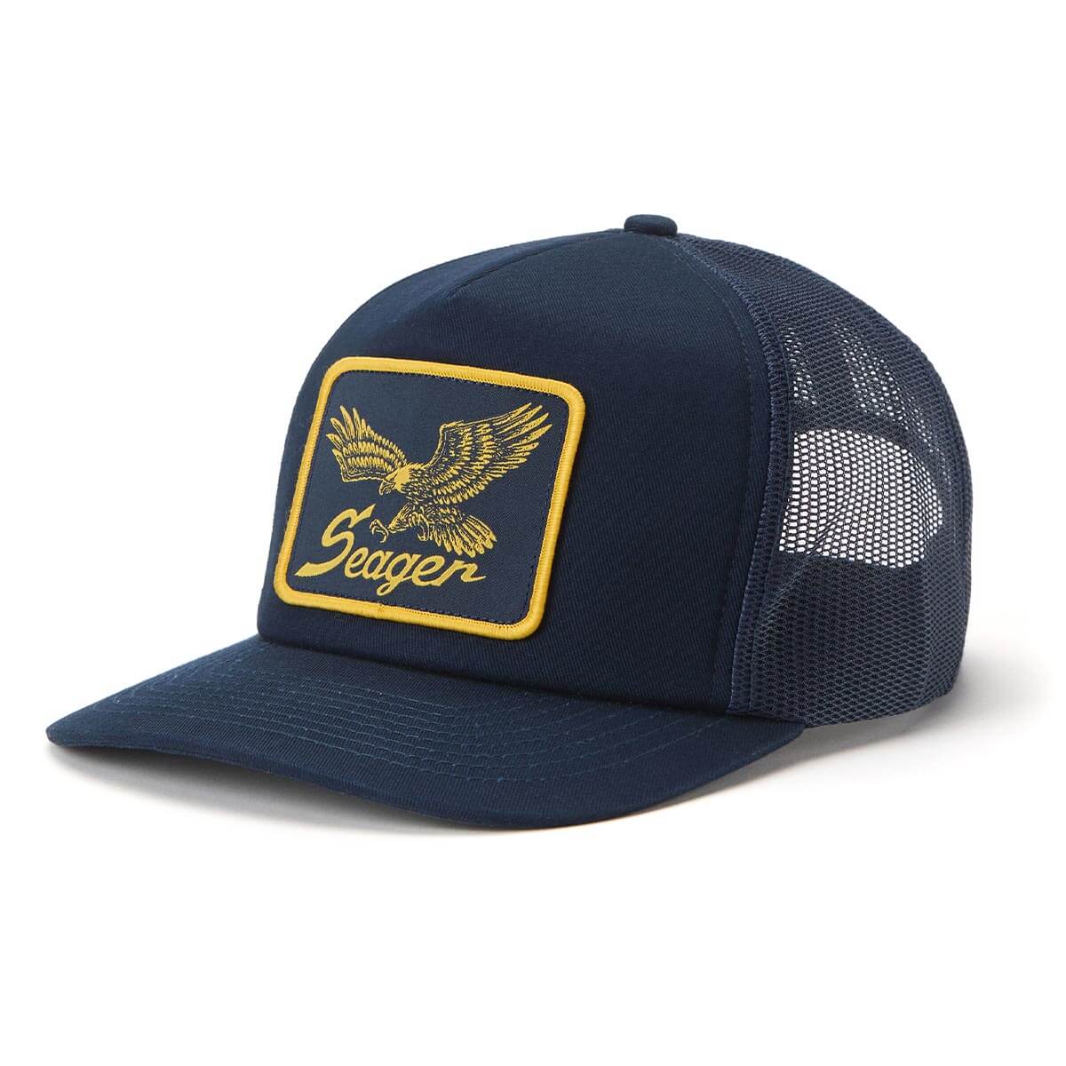 Seager Wingspan Navy Trucker Snapback Hat