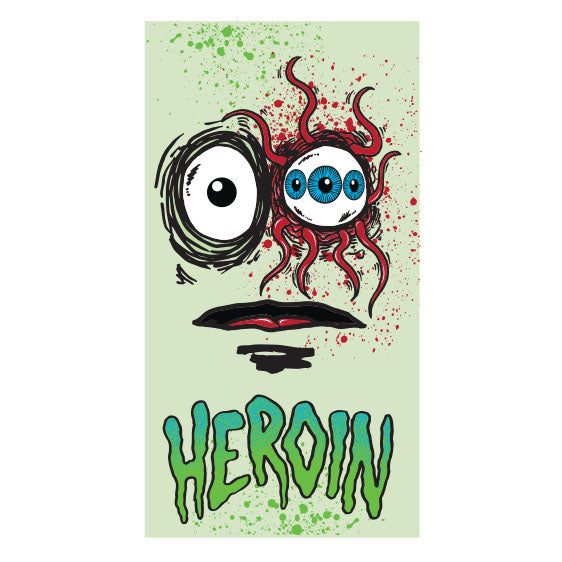 Heroin Space Egg 3 Sticker