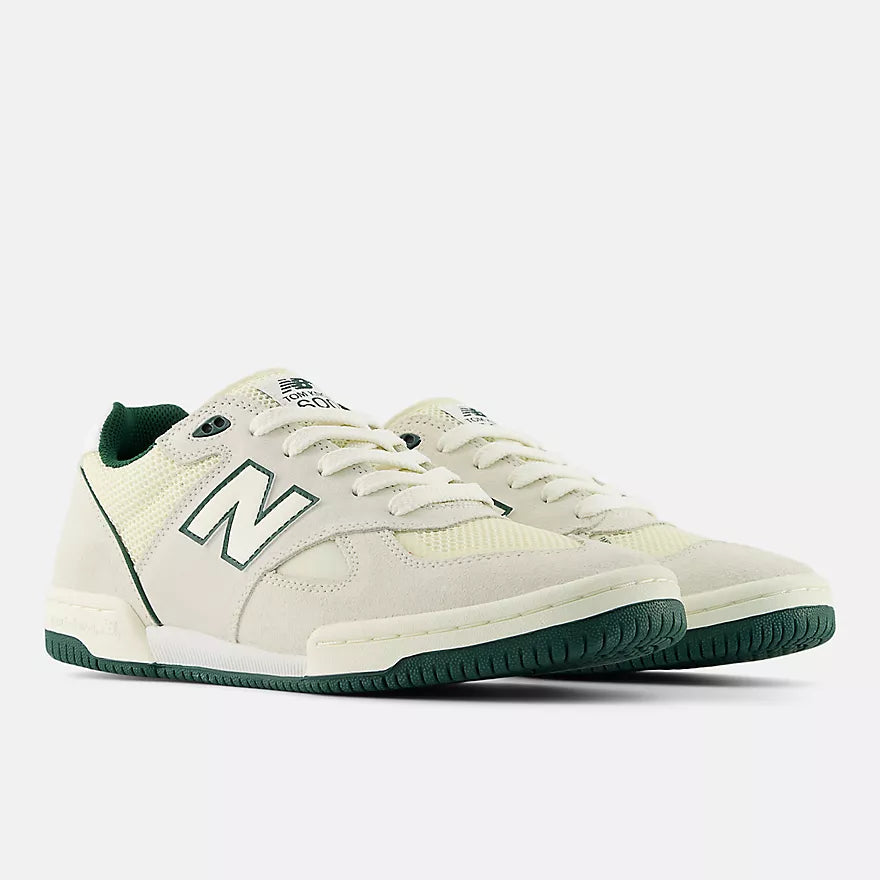 New Balance Numeric 600 Tom Knox White / Green Shoes