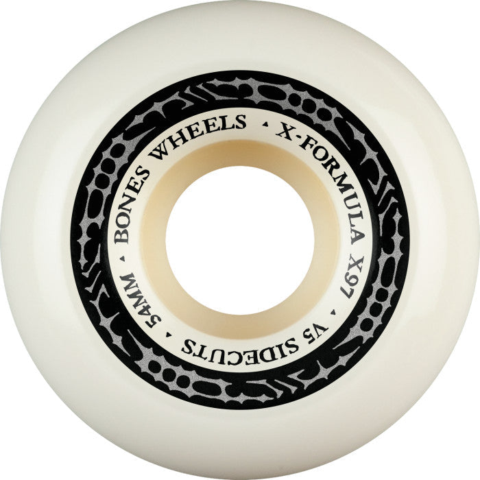 Bones Wheels X-Formula XF V5 Side-Cut 54mm 97A Skateboard Wheels