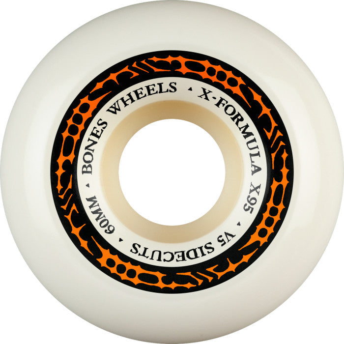 Bones Wheels X-Formula XF V5 Side-Cut 60mm 95A Skateboard Wheels