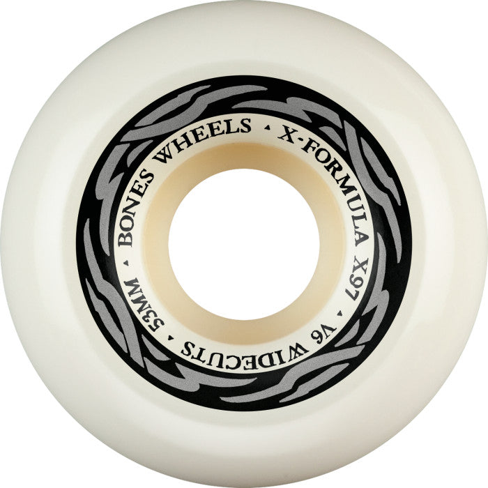 Bones Wheels X-Formula XF V6 Wide-Cut 53mm 97A Skateboard Wheels