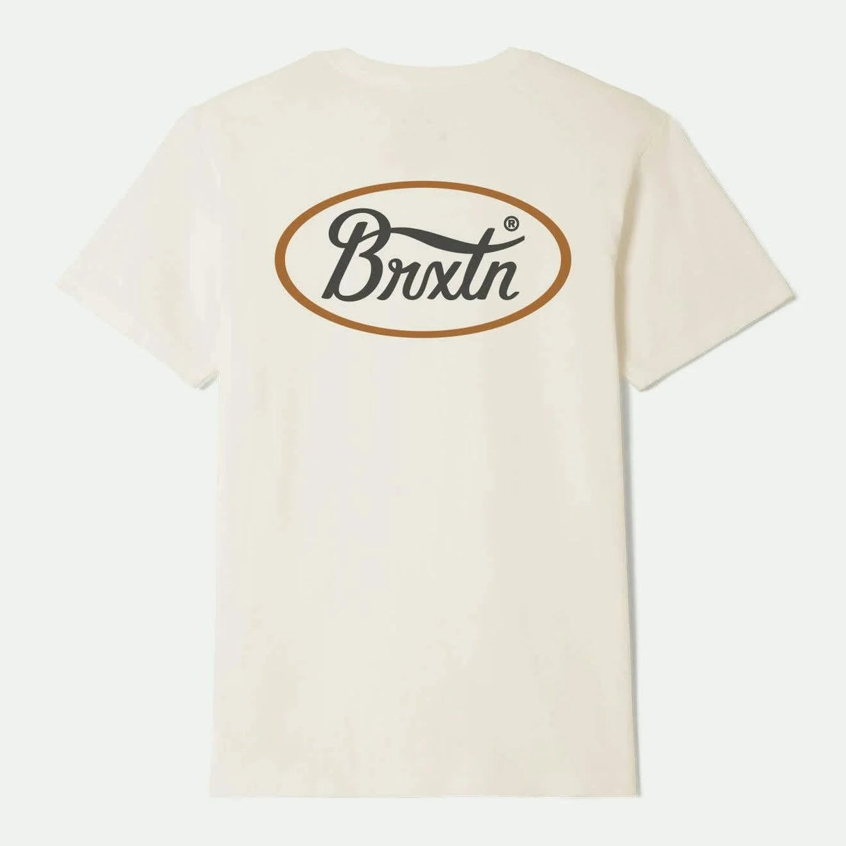 Brixton Parsons Cream Pumpkin Spice Washed Black Standard S/s Shirt