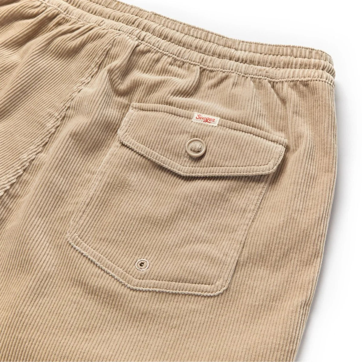 Seager Yuma Corduroy Stone Shorts