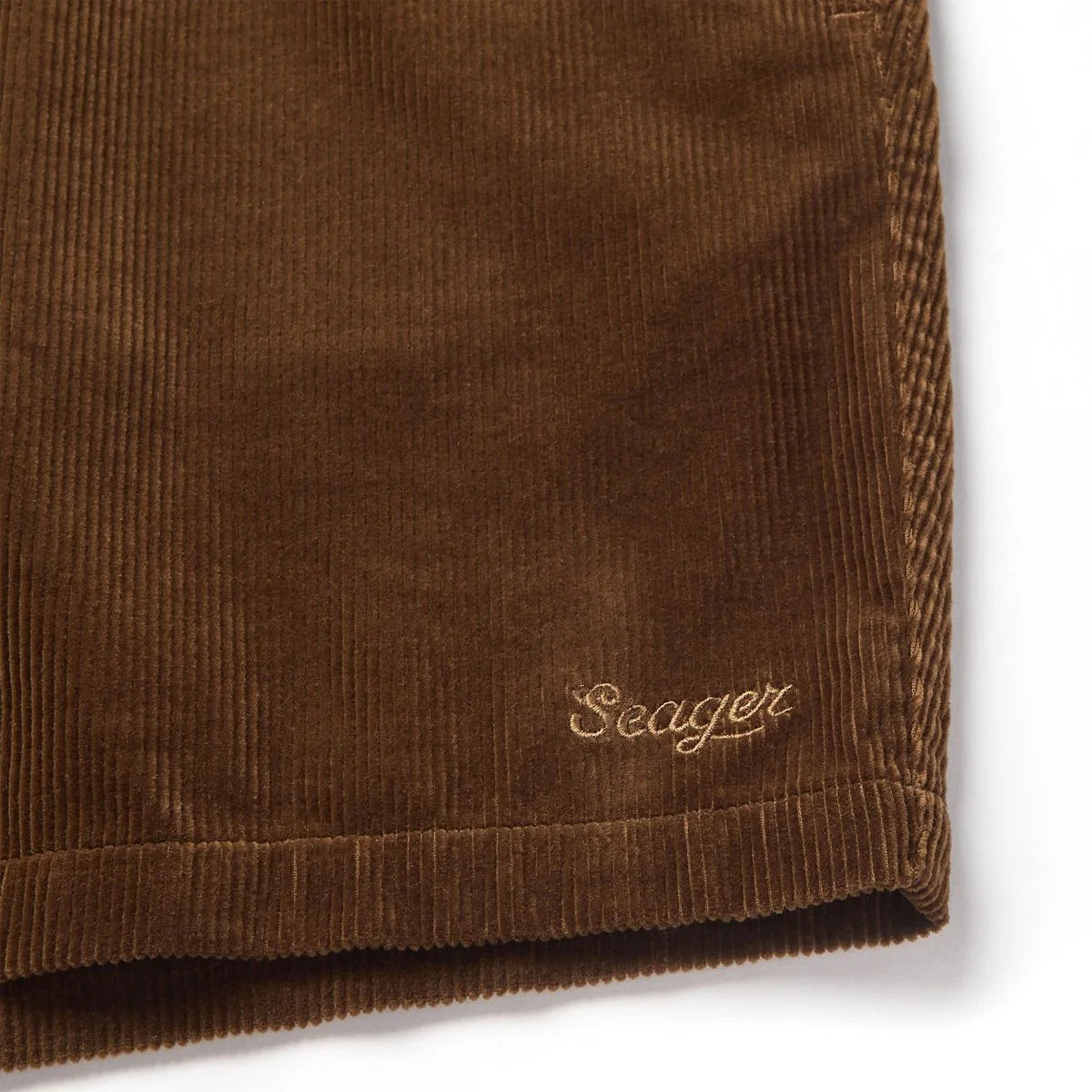 Seager Yuma Corduroy Brown Shorts