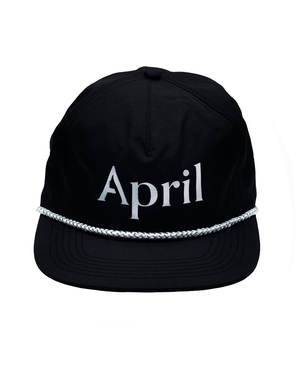 April Chrome Logo Black Hat