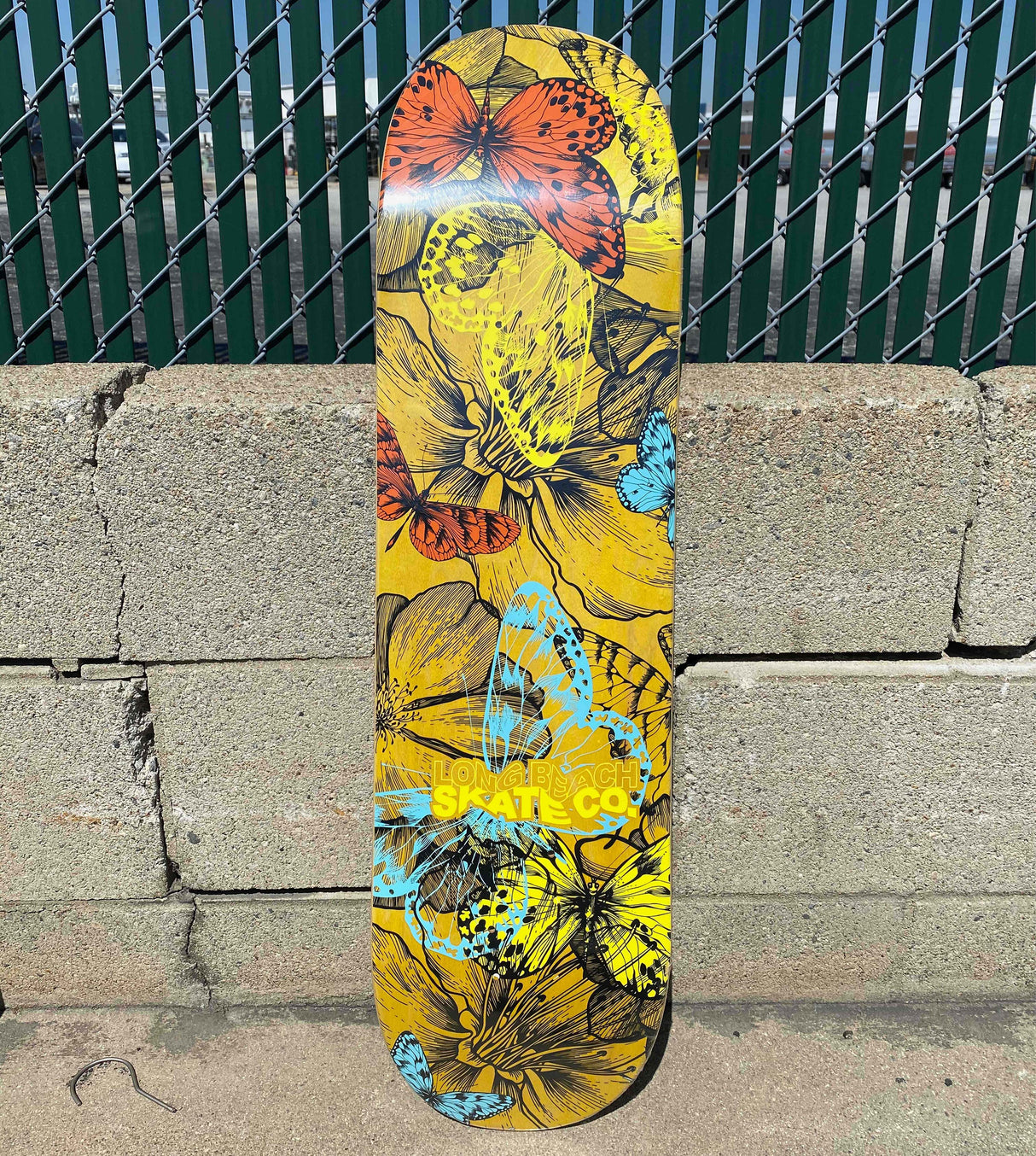 Long Beach Skate Co. Butterfly Effect 8.0" Assorted Stain Skateboard Deck