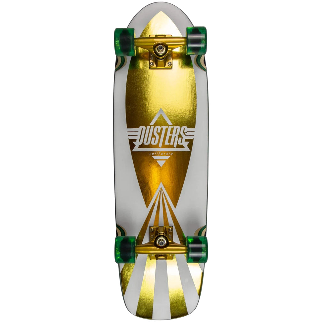 Dusters Cazh Uv 29.5" Green/Gold Cruiser Complete