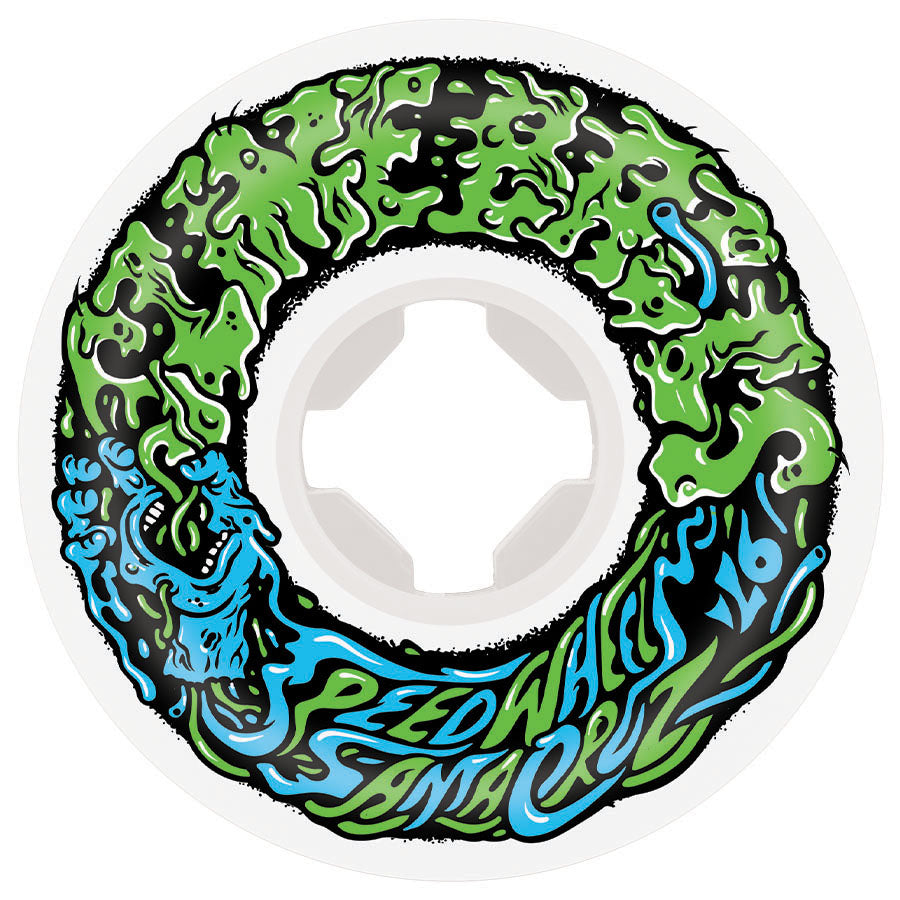 Slime Balls Vomit Mini II 97a 54mm White Skateboard Wheels
