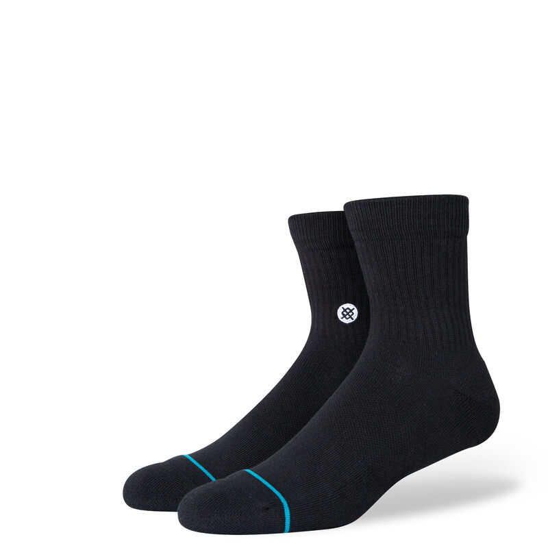 Stance Icon Quarter Black Socks