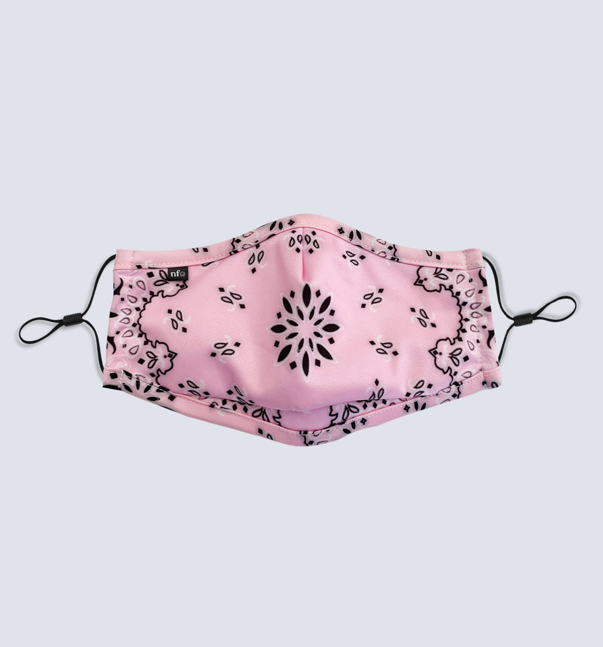 Niiceface Adult Pink Paisley Face Mask