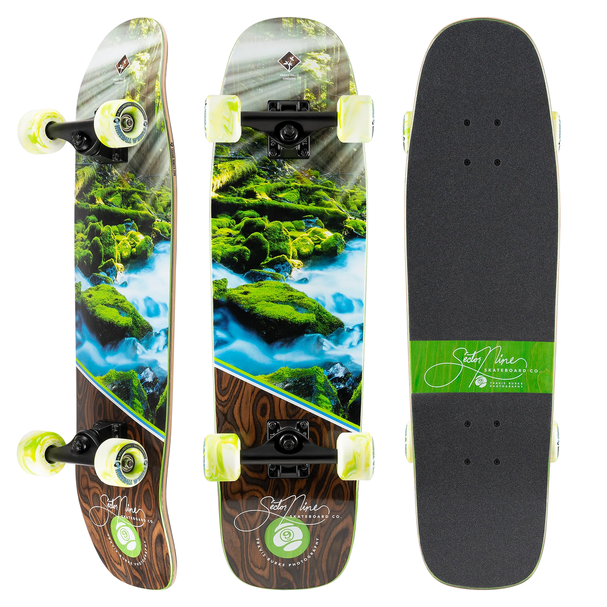 Sector Nine Cascade Ninety Five 30.5" X 8.75" Cruiser Complete Skateboard