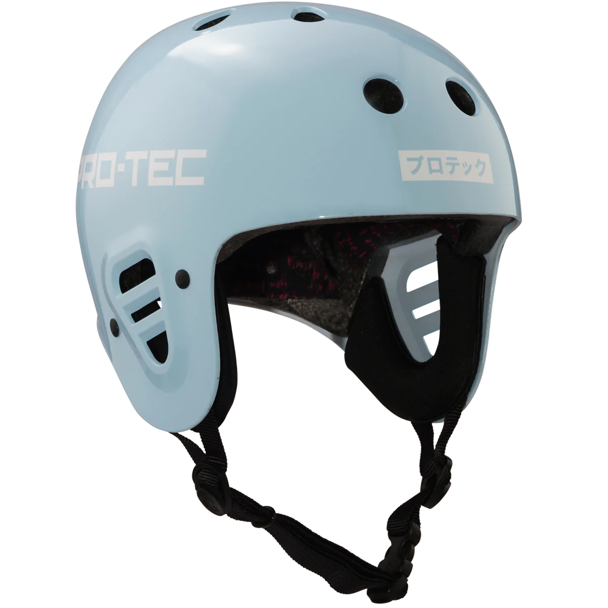 ProTec Full Cut Certified Sky Brown Blue Helmet