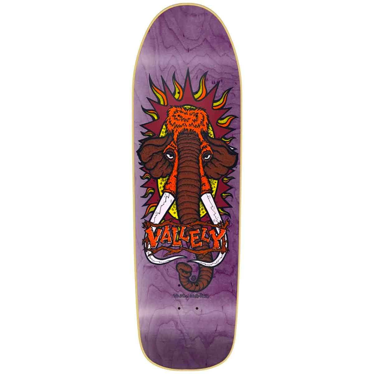 New Deal Vallely Mammoth Sp Purple 9.5" Skateboard Deck