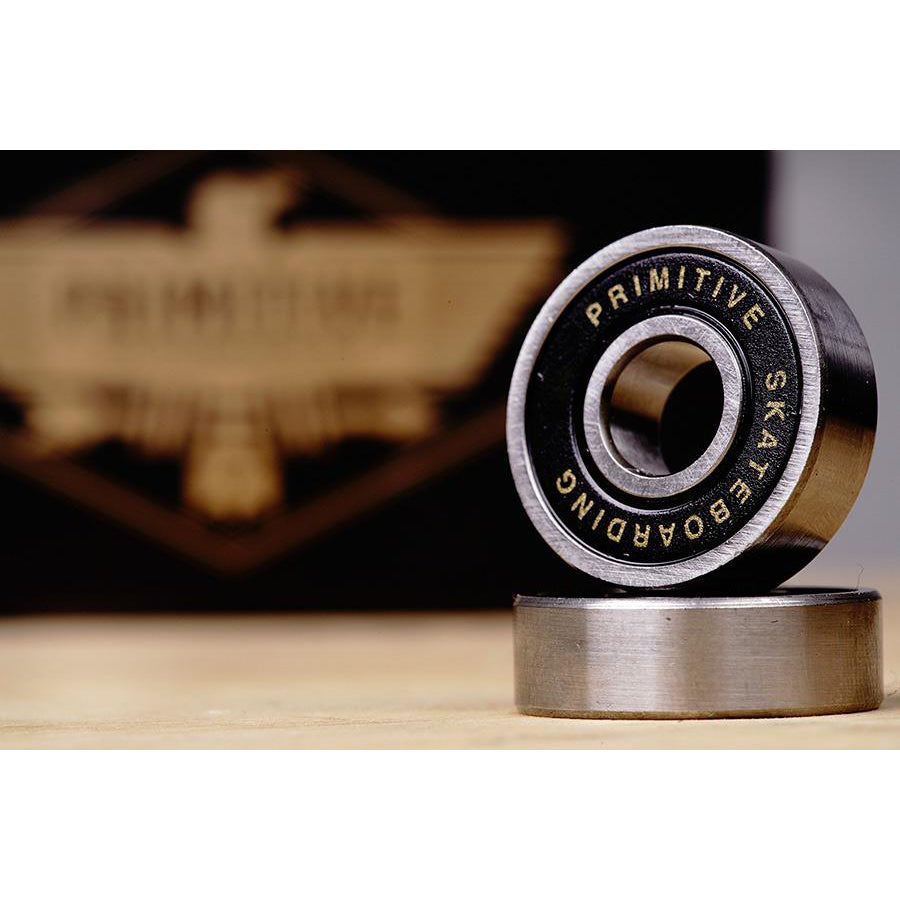 Primitive Black Gold Box Skateboard Bearings