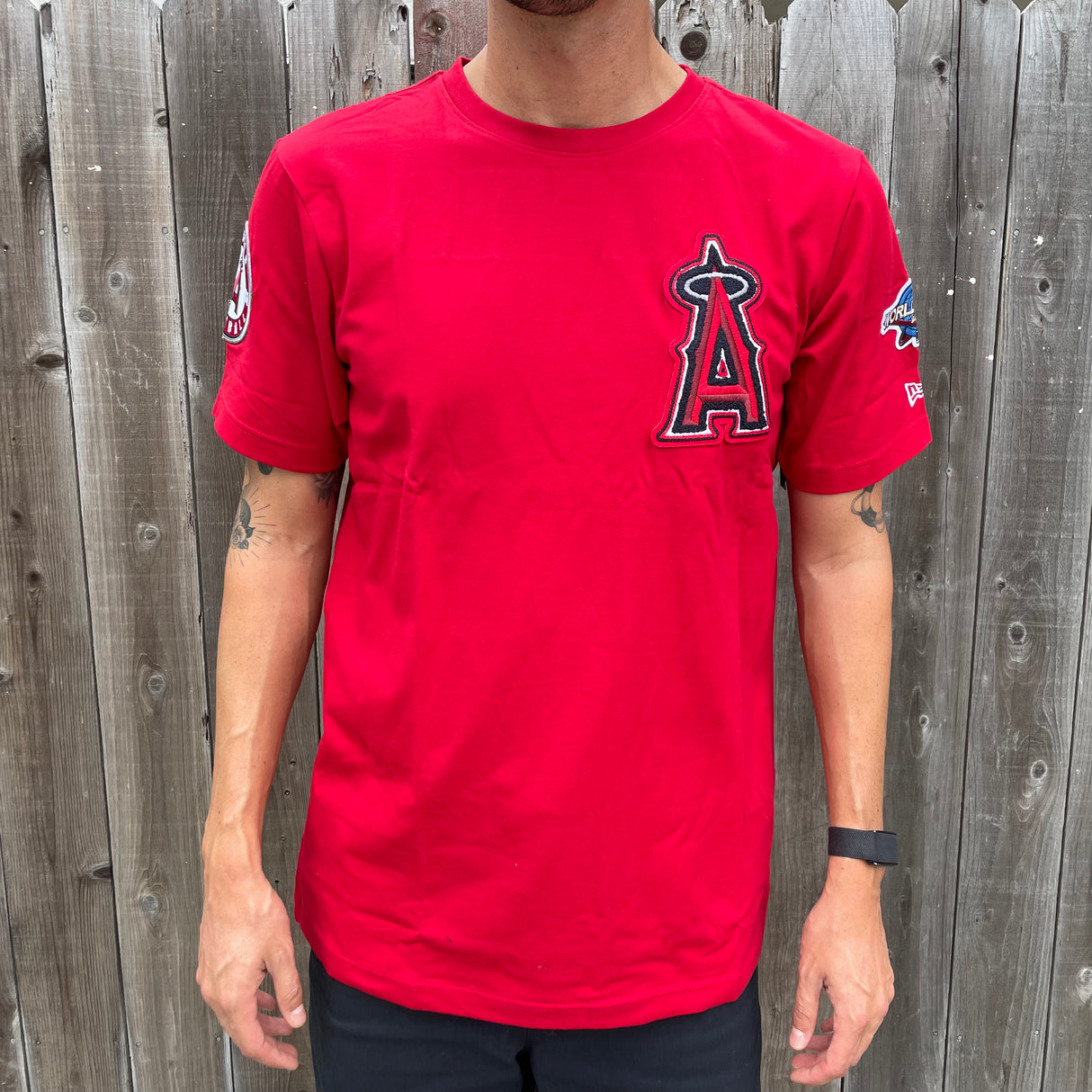 New Era Anaheim Angels Logo Select Embroidered Shirt