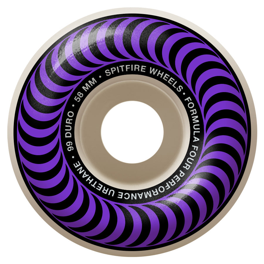 Spitfire F4 Formula Four Classics 99a 58mm Purple Wheels