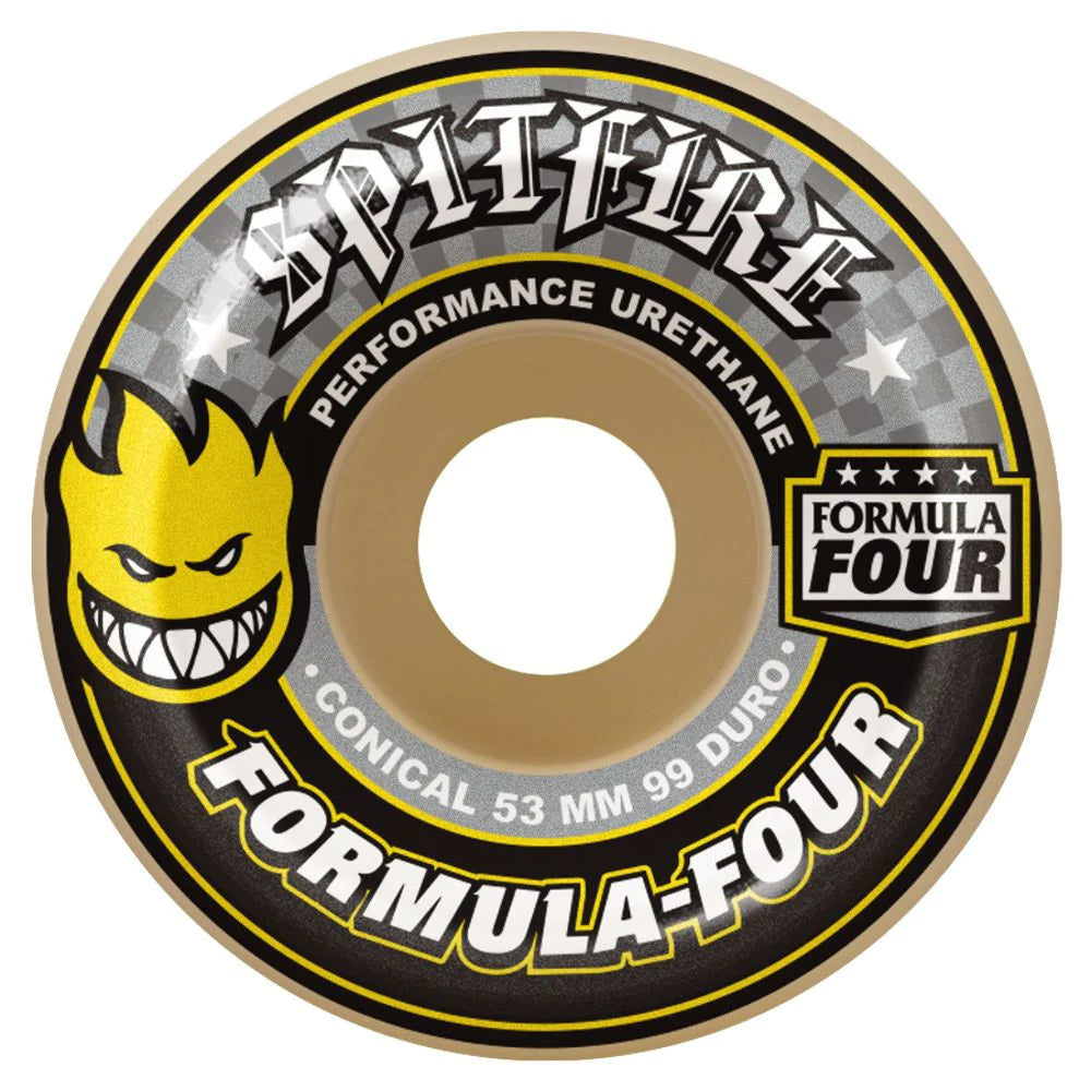 Spitfire F4 Conical Yellow 99a 54mm Wheels