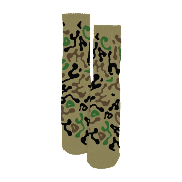 Toy Machine Camo Khaki Socks