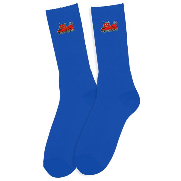 Toy Machine Devil Cat Blue Socks
