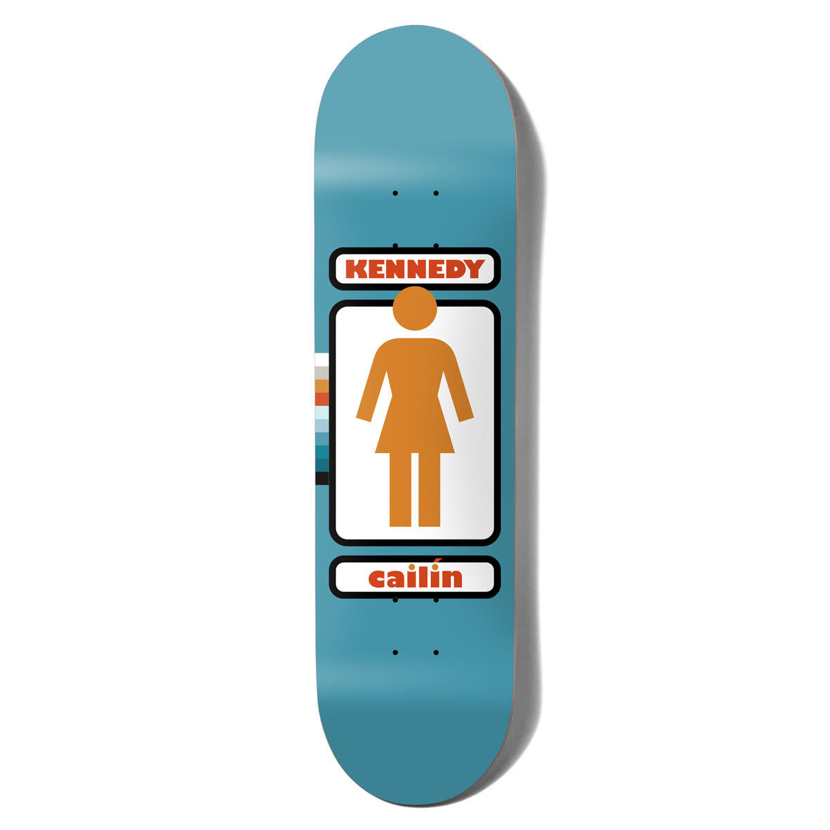 Girl Kennedy 93 Til Teal 8.5" Skateboard Deck