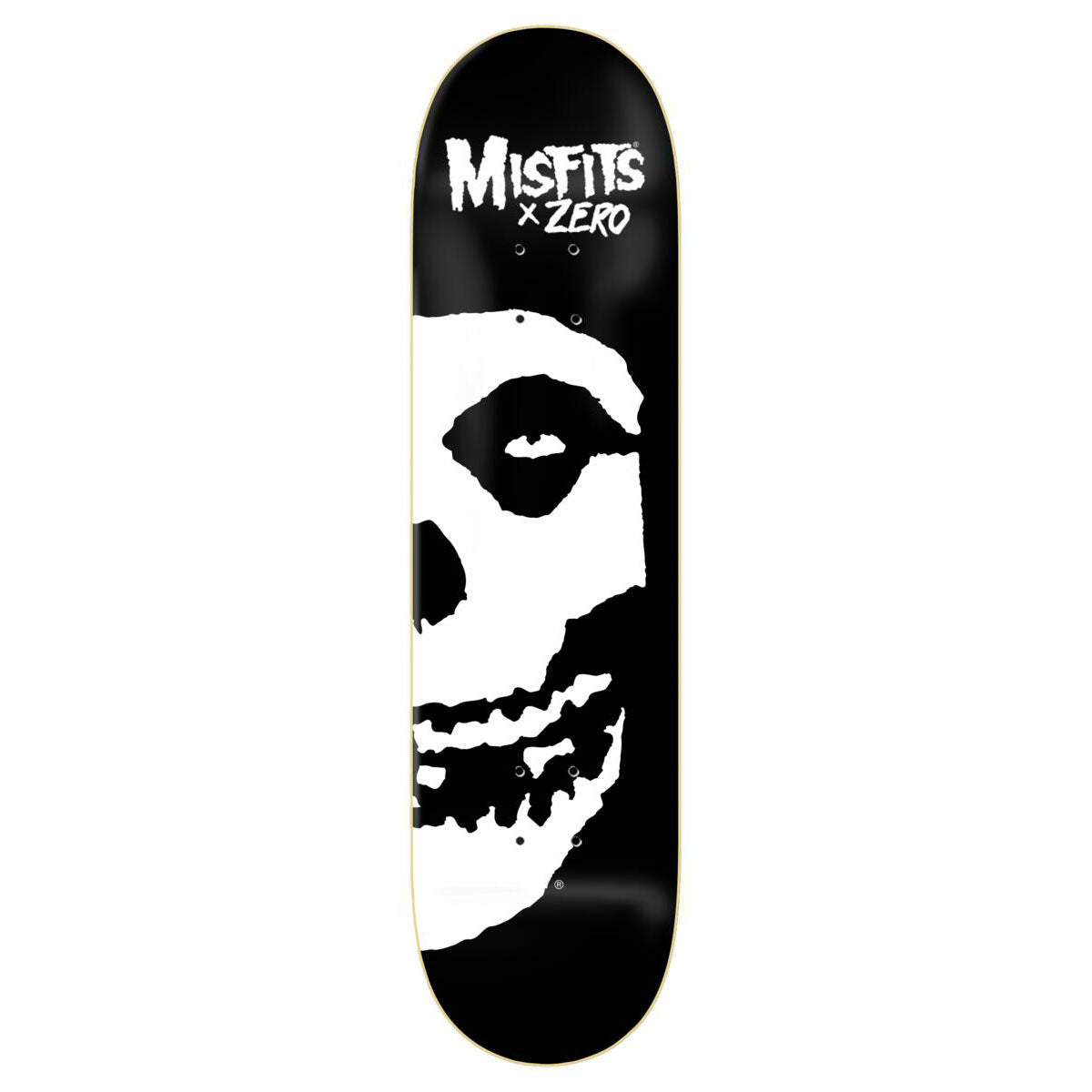 Zero Misfits Fiend Skull Right 8.25" Skateboard Deck