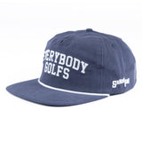 Sandy Par Everybody Golfs Navy 5-Panel Snapback Hat