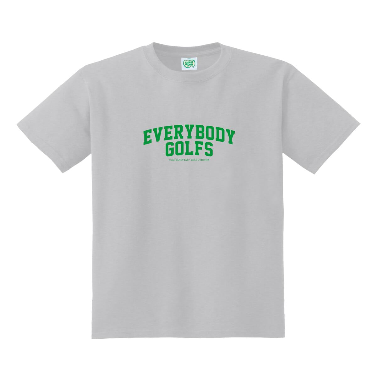 Sandy Par Everybody Golfs Heather Grey S/s Shirt