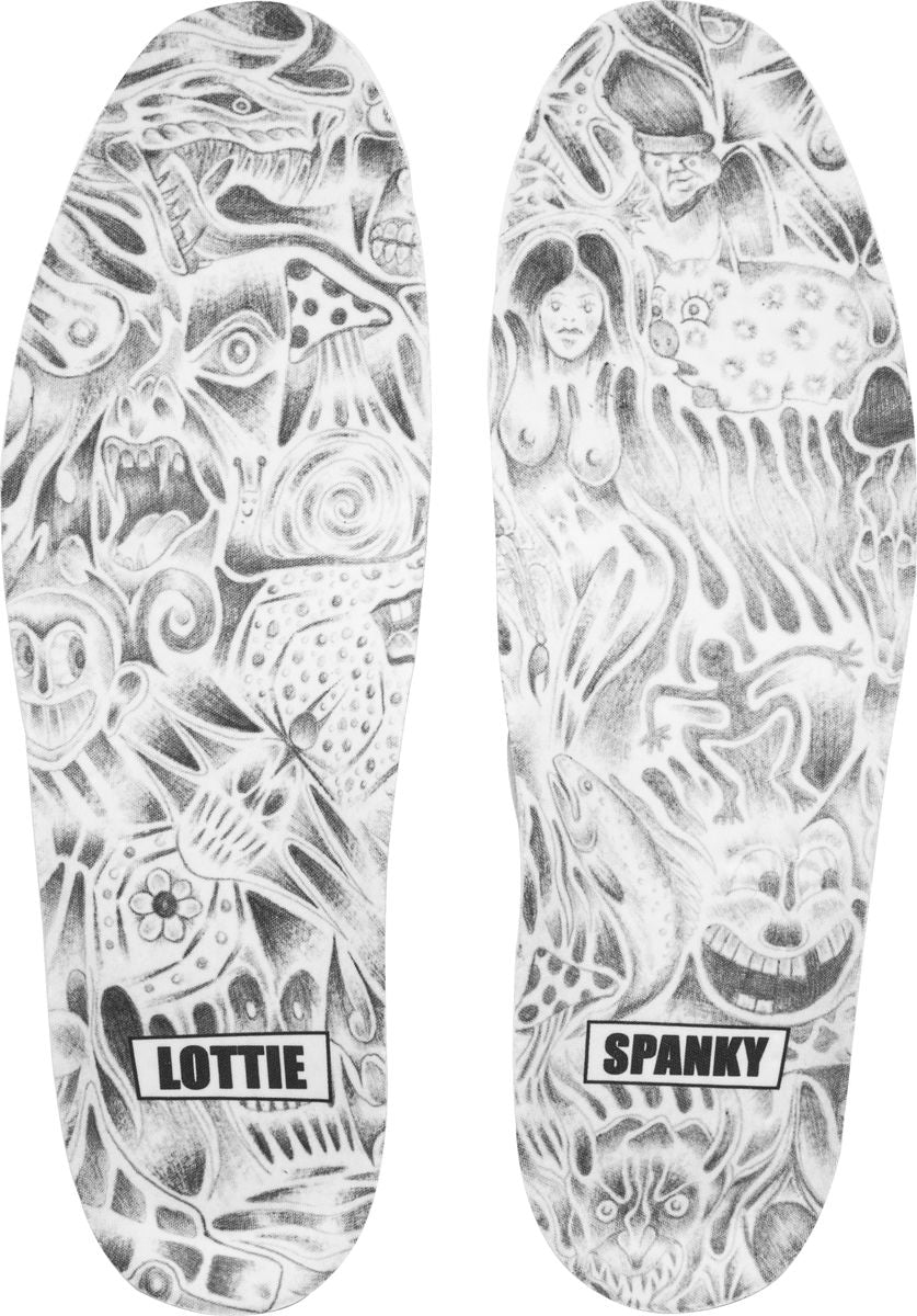 Emerica Spanky Hi x Lottie Black Shoes – Long Beach Skate Co