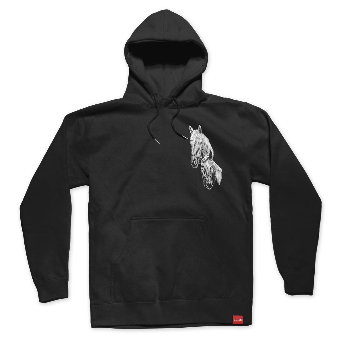 Chocolate San Choco Black Hooded Sweatshirt