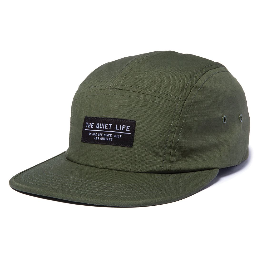 The Quiet Life Foundation Olive 5 Panel Strapback Camper Hat