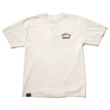 The Quiet Life Middle of Nowhere Cream Embroidered S/s Shirt