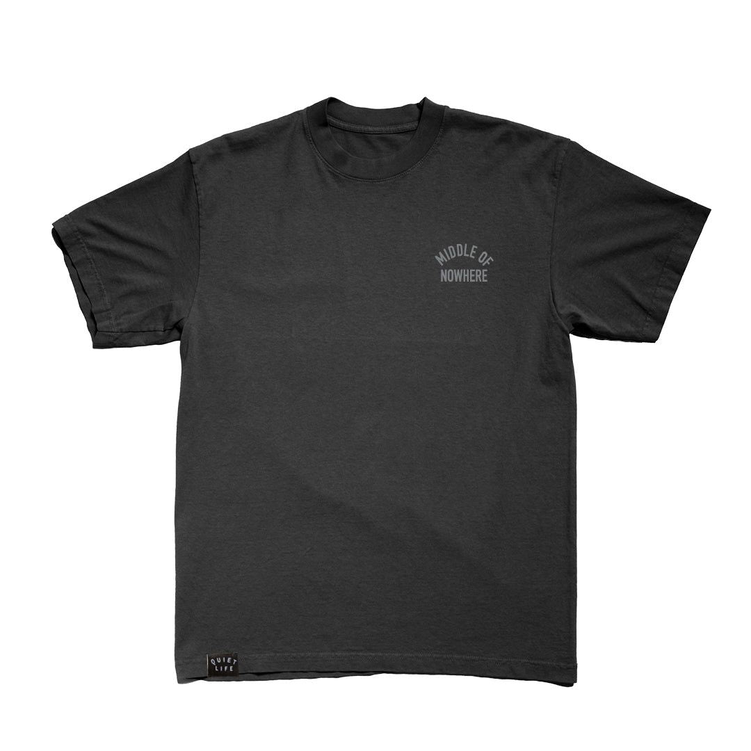 The Quiet Life Middle of Nowhere Vintage Black Embroidered S/s Shirt