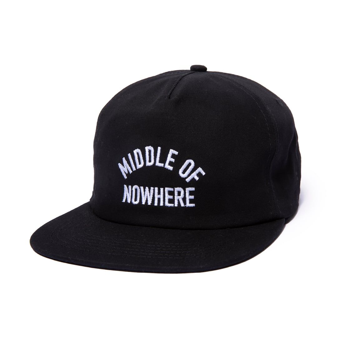 The Quiet Life Original Middle of Nowhere Washed Black Snapback Hat