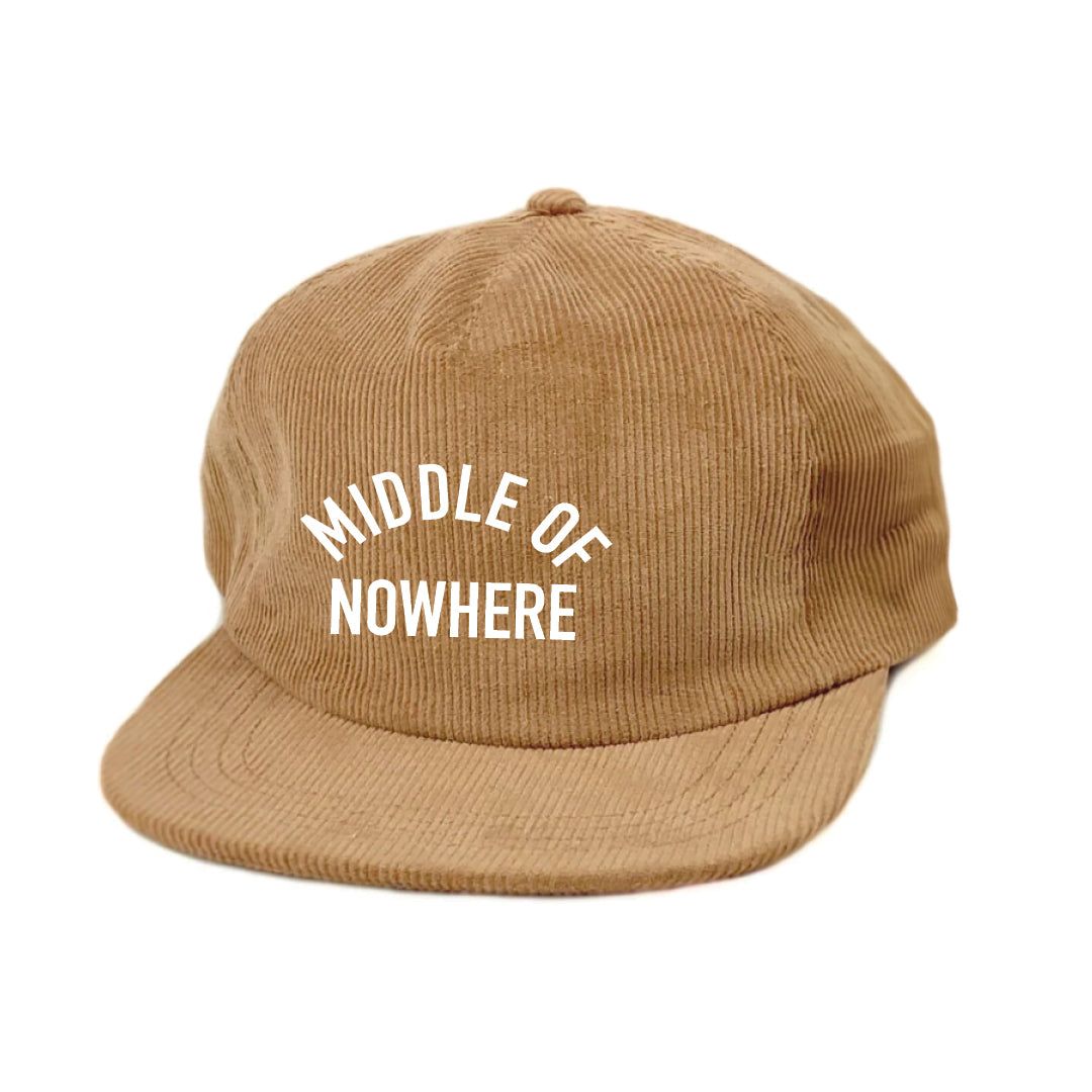 The Quiet Life Original Middle of Nowhere Rust Corduroy Snapback Hat