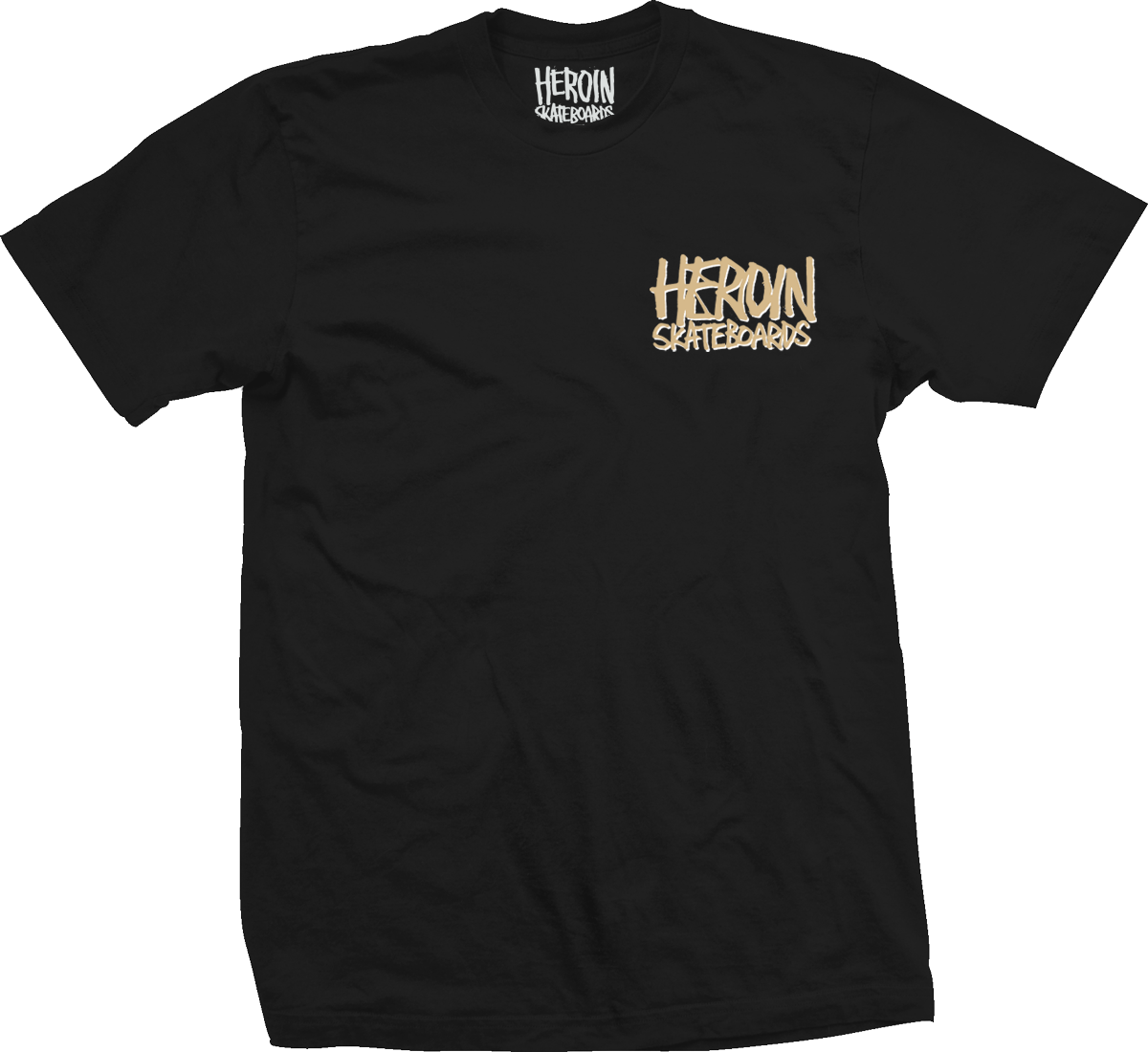 Heroin Killing Yolk Black S/s Shirt