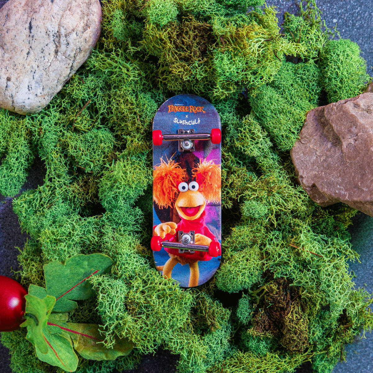 Slushcult x Fraggle Rock Red Grom Fingerboard Complete