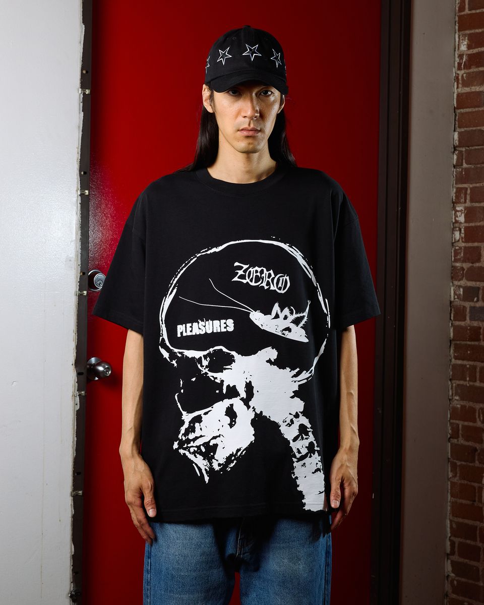 zerorh サイクリング　シャツ Pleasures X Zero Roaches Black S/s Shirt – Long Beach Skate Co