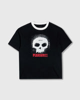 Pleasures X Zero Single Skull Heavyweight Black S/s Shirt
