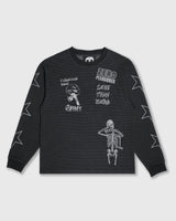 Pleasures X Zero Misled Black Thermal Longsleeve Shirt