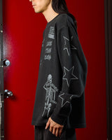 Pleasures X Zero Misled Black Thermal Longsleeve Shirt