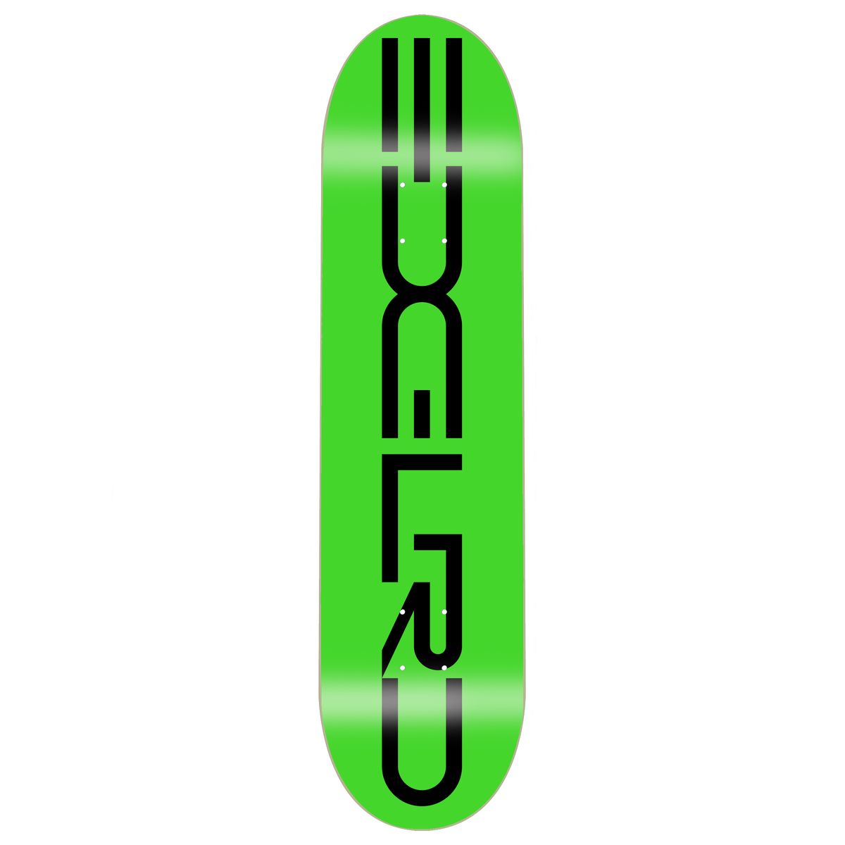 EDGLRD Tech Script Logo Green/Black Skateboard Deck