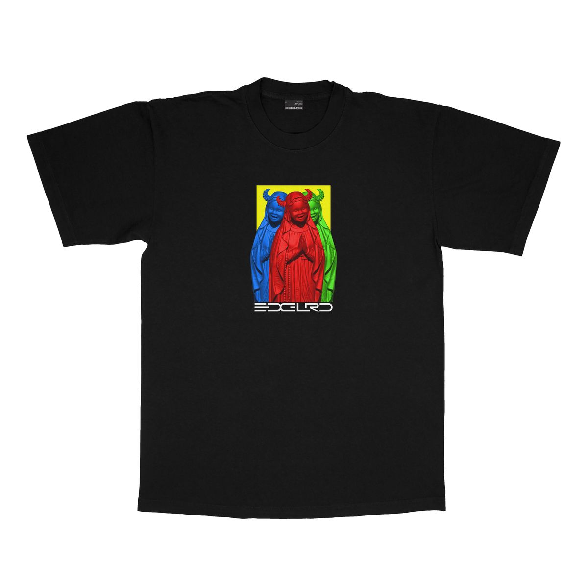 EDGLRD Virgin Mary Black S/s Shirt